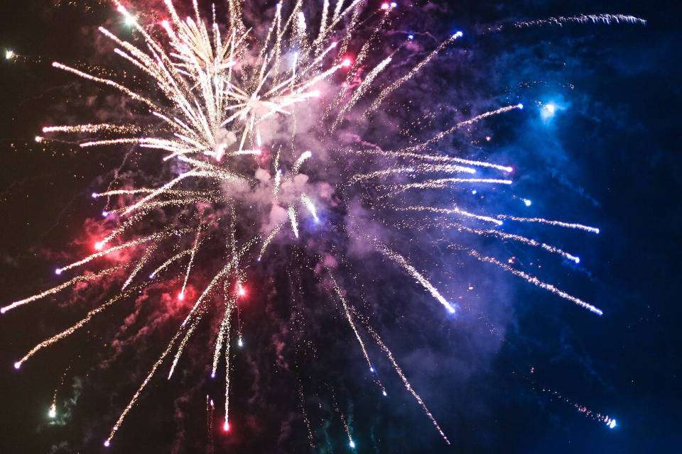 Fireworks on the 4th of July